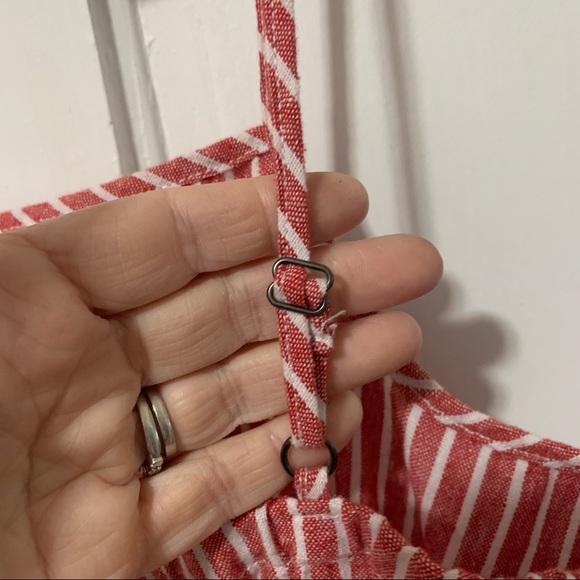 Ci Sono Linen Striped Sleeveless Jumpsuit - Picture 6 of 10